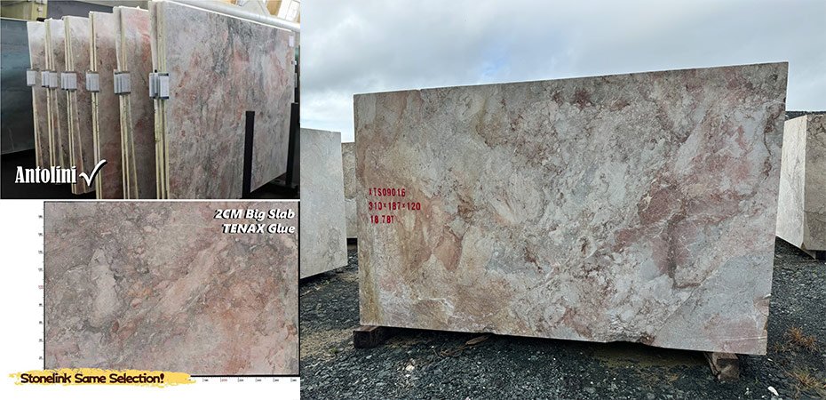 Same as Antolini Four Seasons Sakura Marble Now Exclusive to STONELINK in Asia