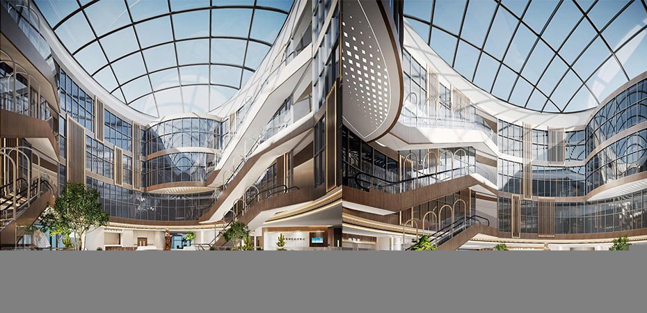 Stone Construction Project - Information & Leisure Centre Lobby
