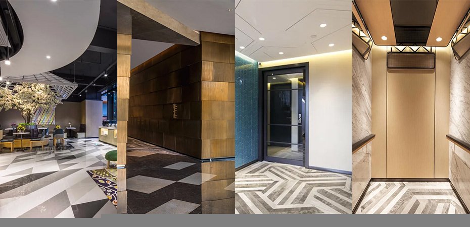 Marble Flooring Irregular splicing idea
