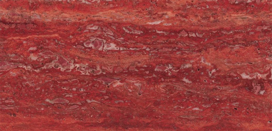 Iran red travertine