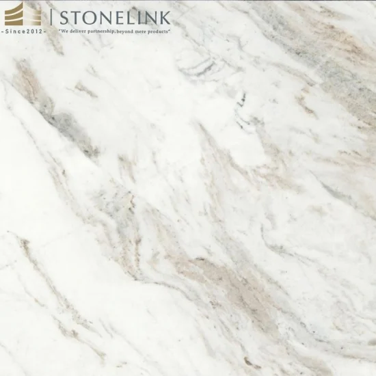 Bianco Oro white marble slab