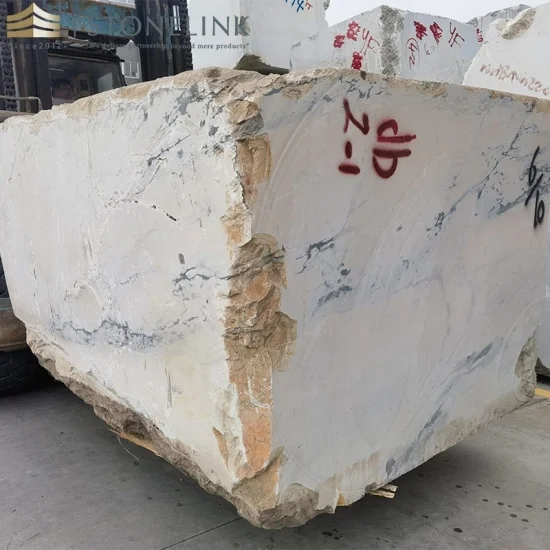 China Pesca Venato gold marble block