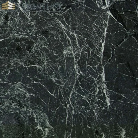 Dark Forest green marble slab