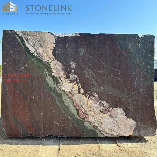 Four Seasons fantastic green marble block