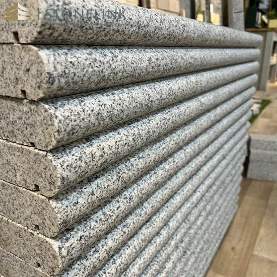 G602 light grey granite bullnose step