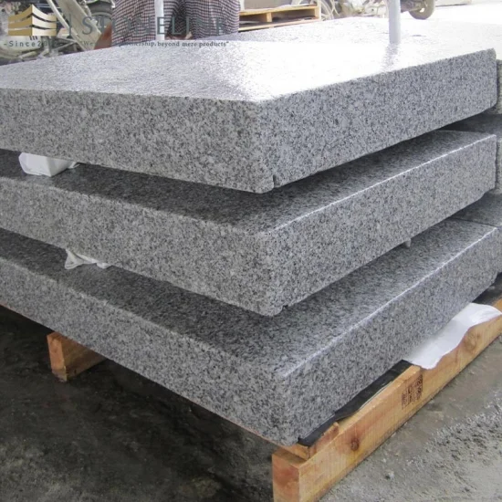 G603 light grey granite copping stone