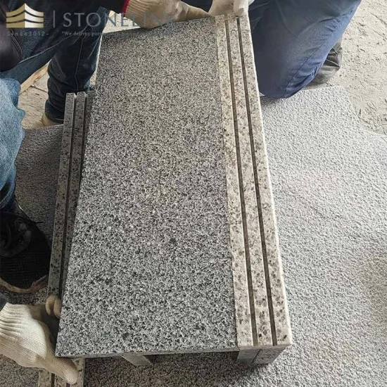 G654 grey granite laminate staircase steps