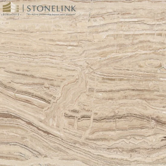 Iran Jurassic White Traonyx travertine slab