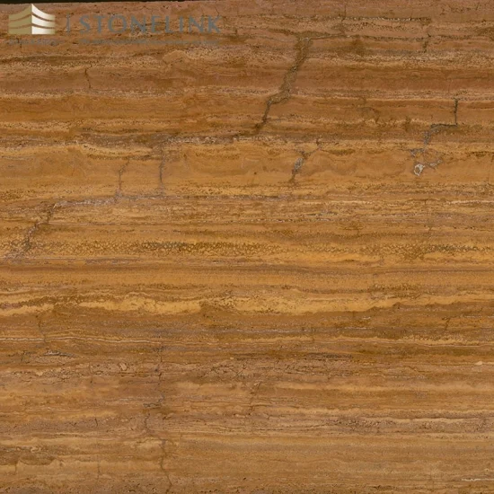 Iran golden travertine slab