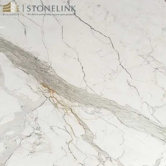 Italian Calacatta Gold marble slab