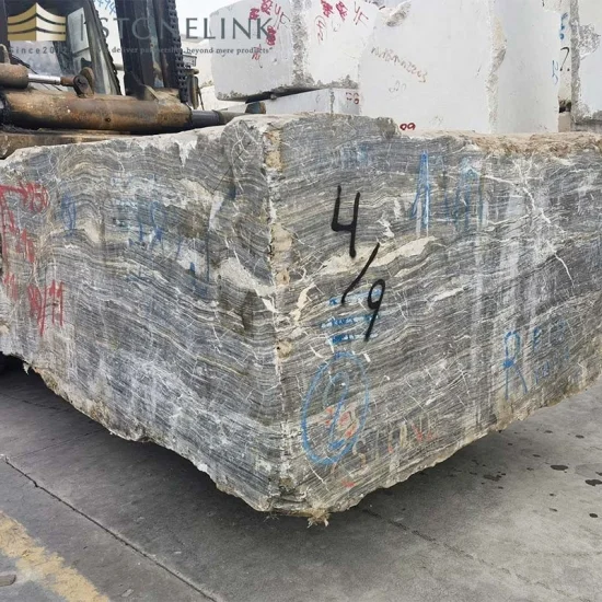 Jurassic Traonyx brown travertine block