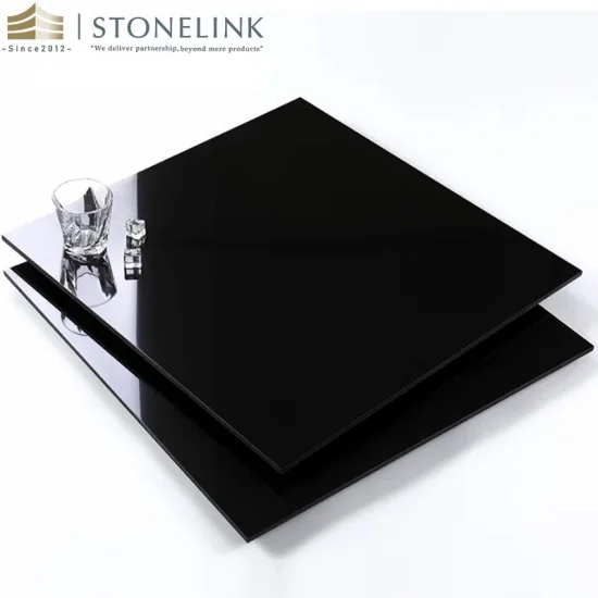 Mongolian absolute black granite tile