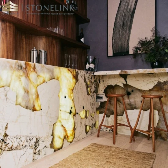 Patagonia Pandora white quartzite countertop