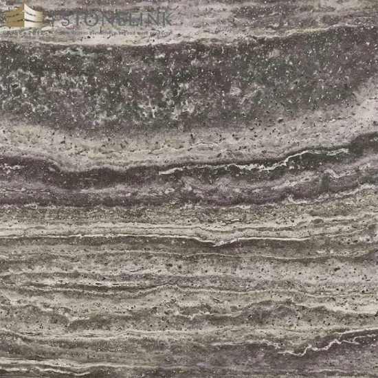 Persian Silver grey travertine slab