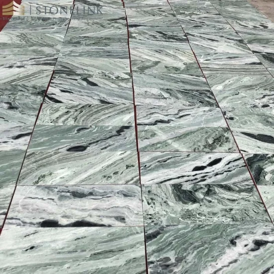 Raggio Verde natural marble tile