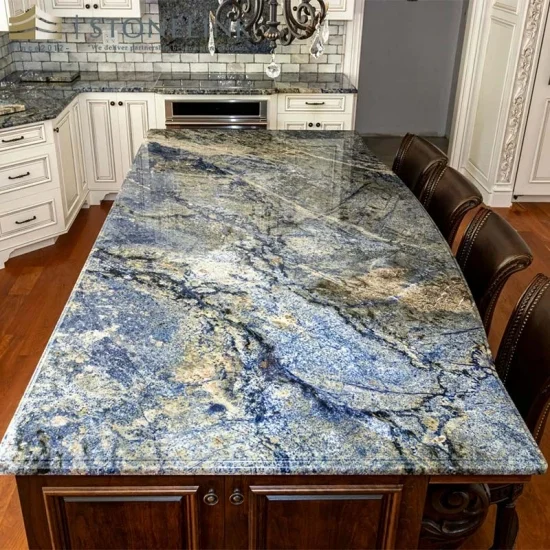 Sodalite Blue granite kitchen countertop
