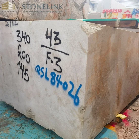 Taj mahal beige quartzite block