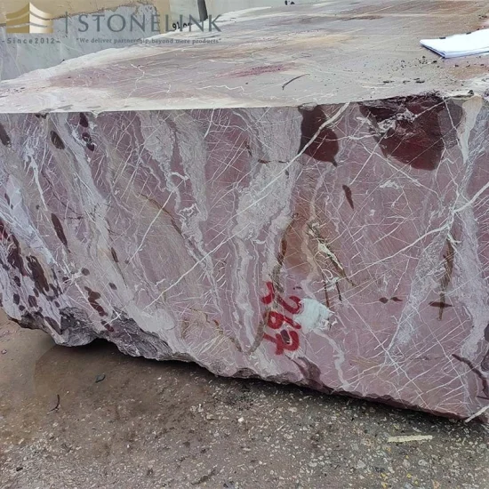 Velvet Red Brazilian quartzite block