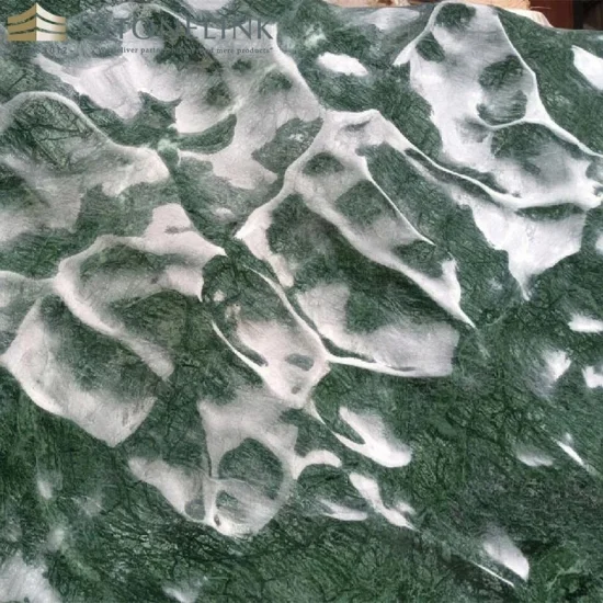 Verde Guatemala liquid marble cut to size