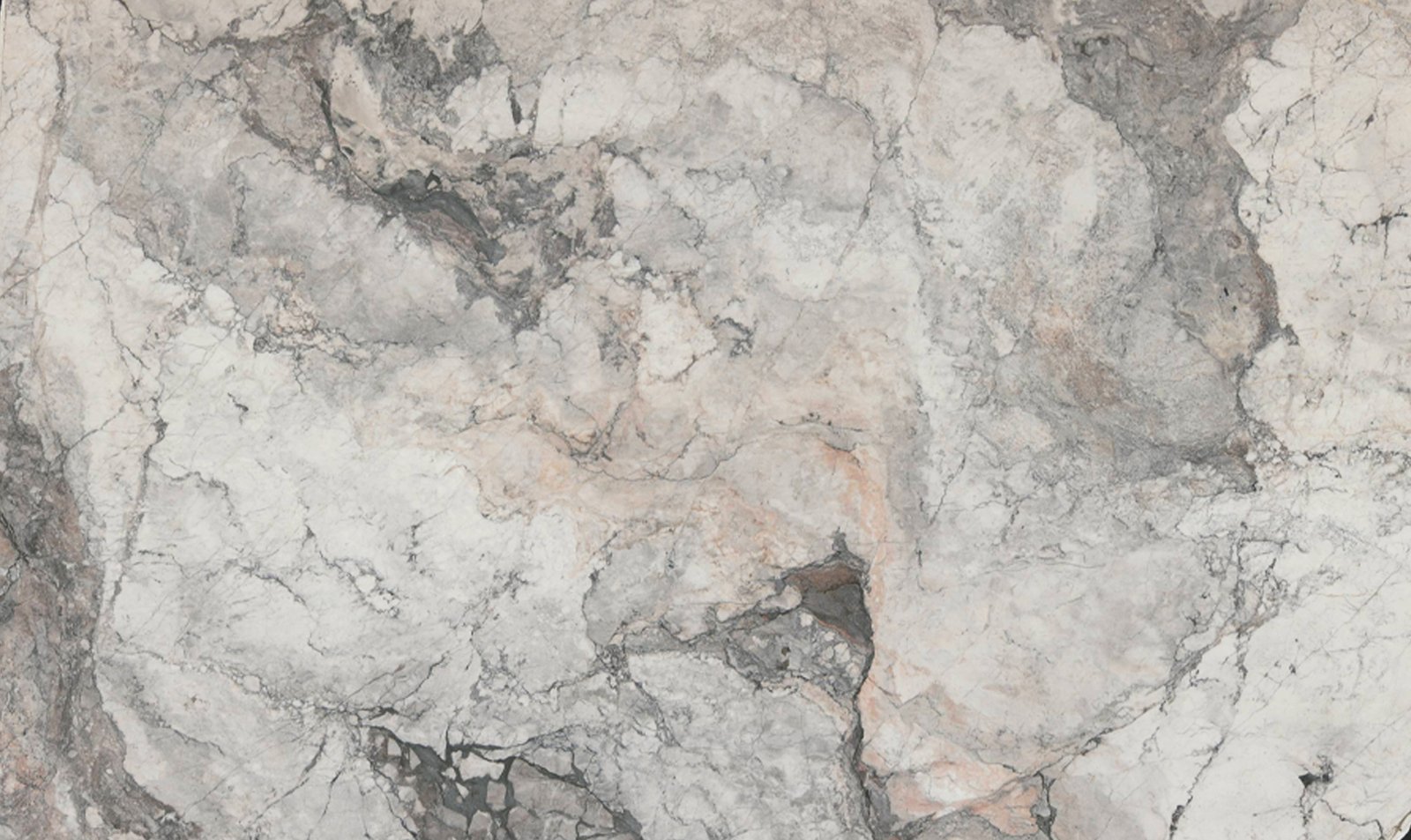 Breccia Lunare balanced variant with medium grey veining
