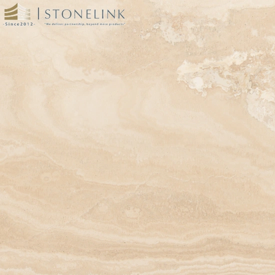 China White Travertine slab