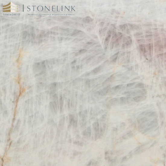Pink Cristallo Quarzite slab