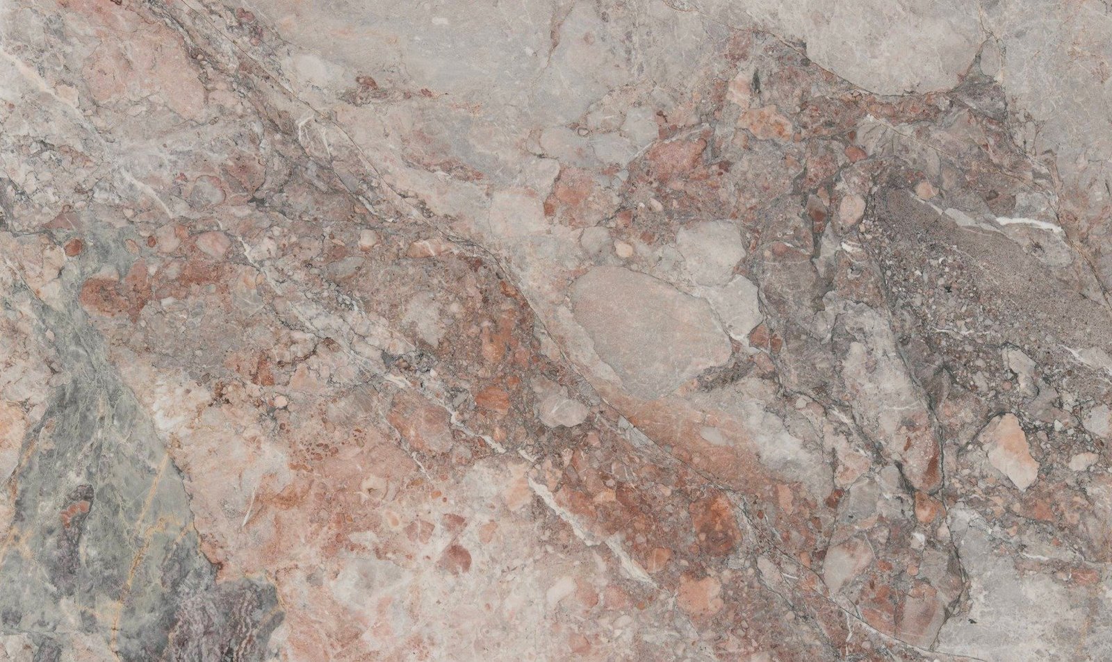 Four Seasons cherry blossom marble slab, representative of 2026 natural stone trends